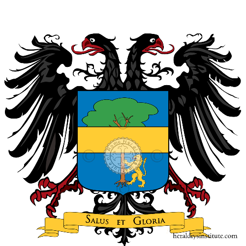 Coat of arms of family Calò-Carducci (Bitonto)