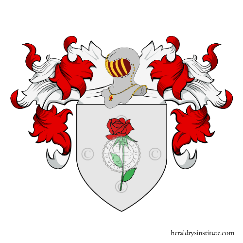 Coat of arms of family Tessaroli