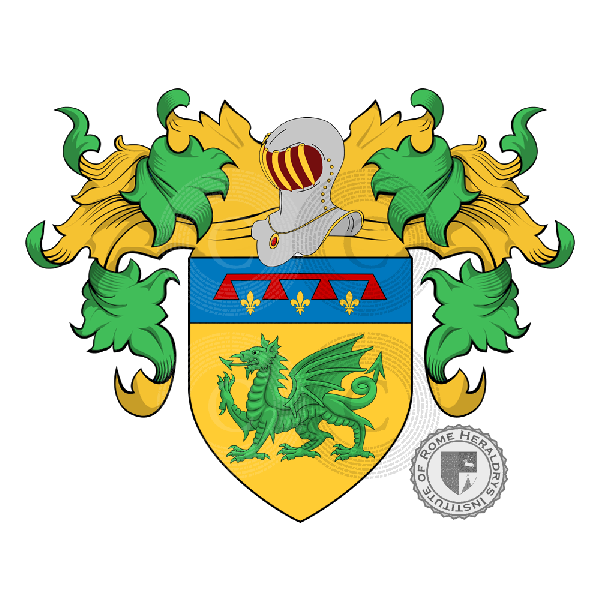 Coat of arms of family Ansaldi