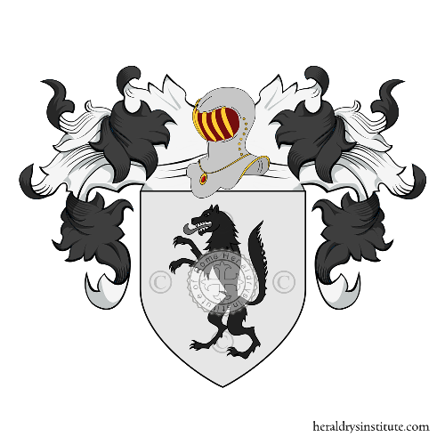 Escudo de la familia Lupi (Parma)