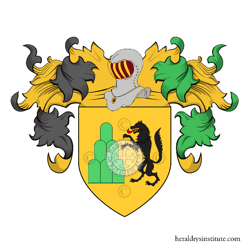 Escudo de la familia Lupi (Pisa)