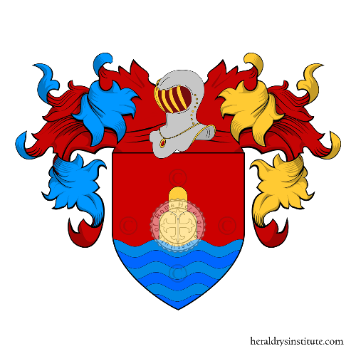 Wappen der Familie Salerno (Monte San Giuliano)