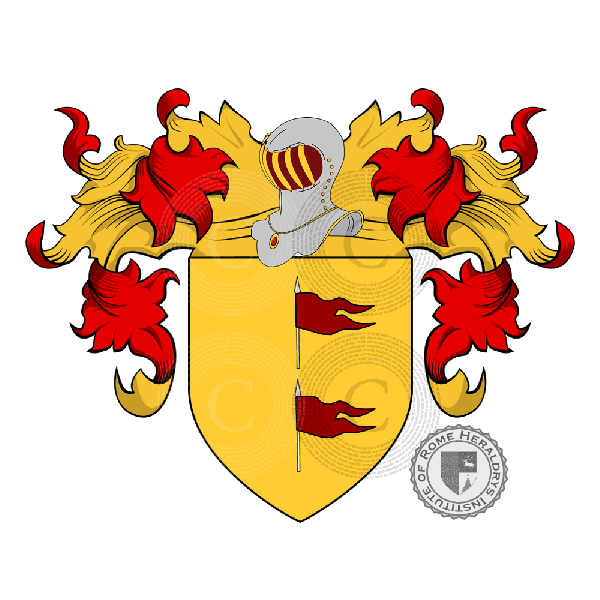 Coat of arms of family Salata, Salate, Salato