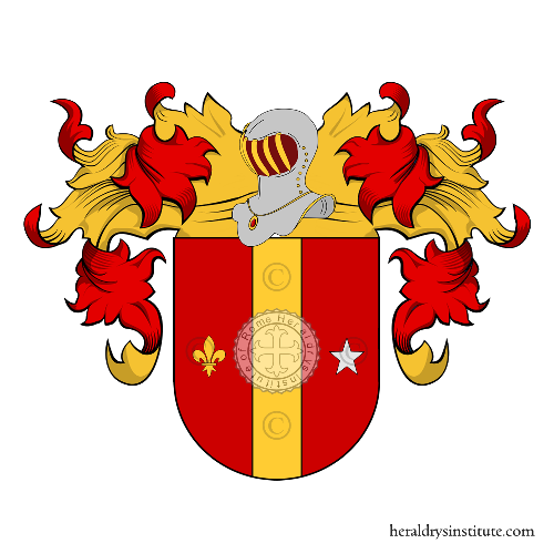 Wappen der Familie Rosario o Rosalia