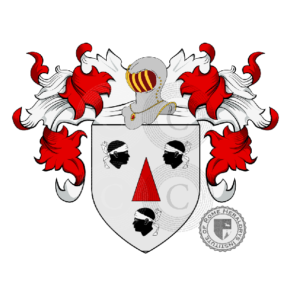 Coat of arms of family Moretti (Martinengo)