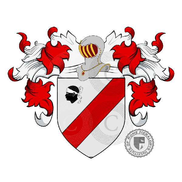Coat of arms of family Moretti (Milano)