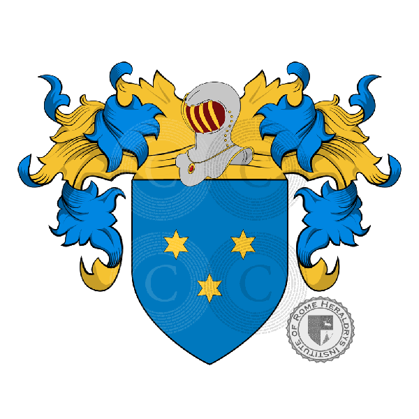 Escudo de la familia Carletti o Carletto (Piemonte)