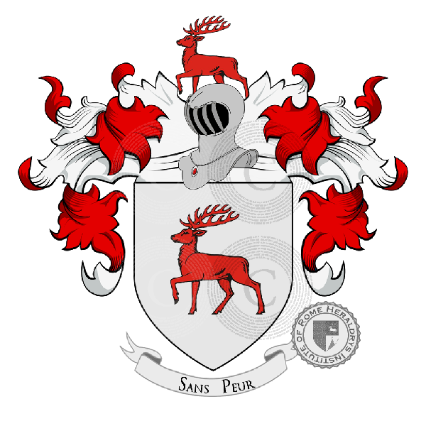 Escudo de la familia Pruyssenaere (de) de la Woestyne