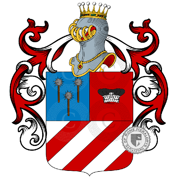 Coat of arms of family Mazzolani