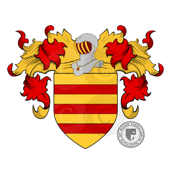 Coat of arms of family Belvis