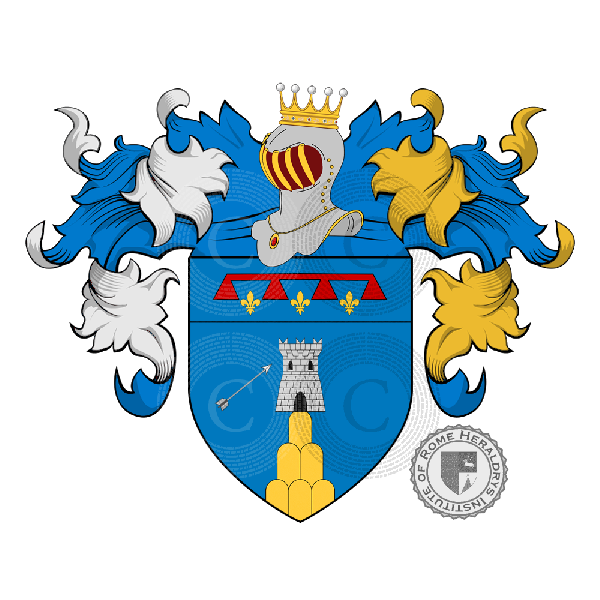 Coat of arms of family Rasori