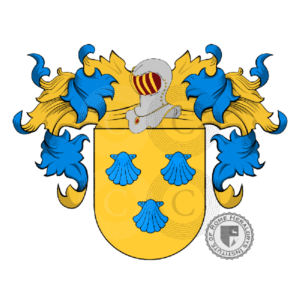 Coat of arms of family Marcano