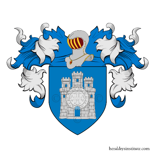 Coat of arms of family Castellini