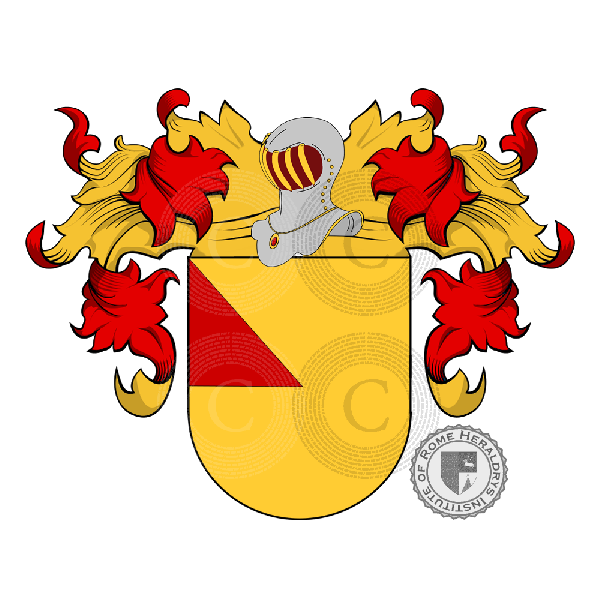 Coat of arms of family Recart