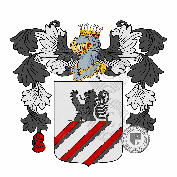Escudo de la familia Vincenzi, De Vincenti, Vincenti, Devincentiis