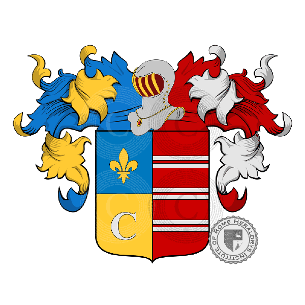 Coat of arms of family Cantamessa Armati