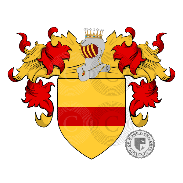 Coat of arms of family Faia