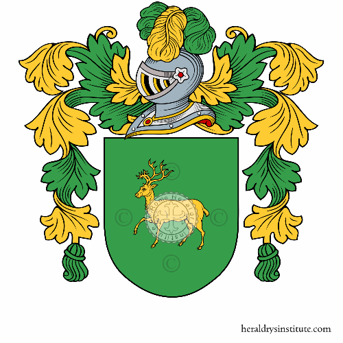 Coat of arms of family Ciervo