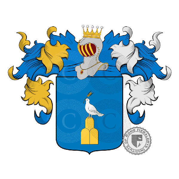 Coat of arms of family Giacomelli