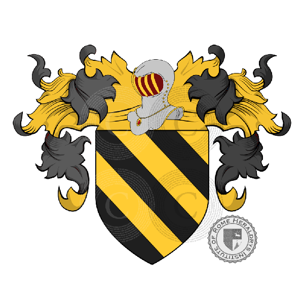 Coat of arms of family Cornio