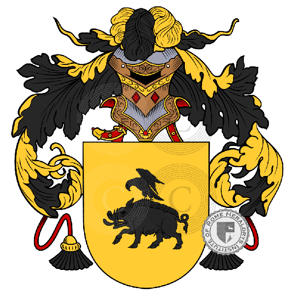 Coat of arms of family Venancio