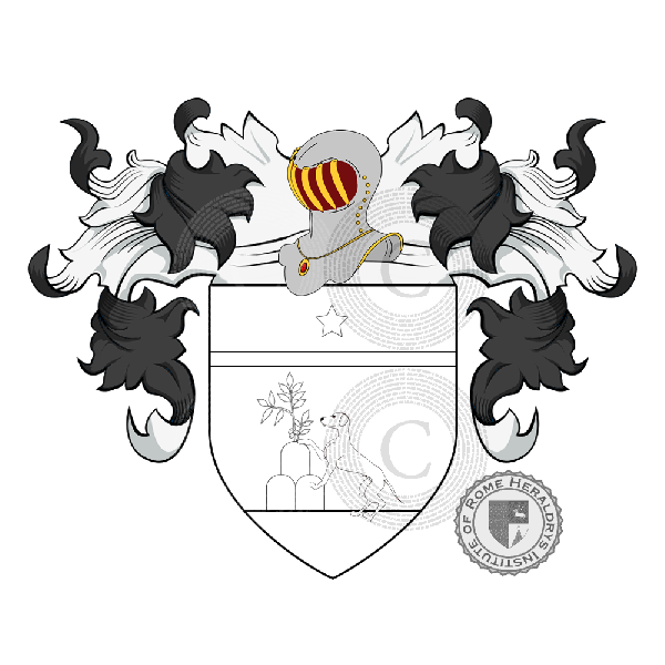 Wappen der Familie Pellicioni
