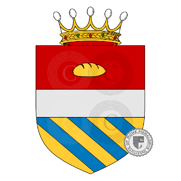 Coat of arms of family Mezzopane