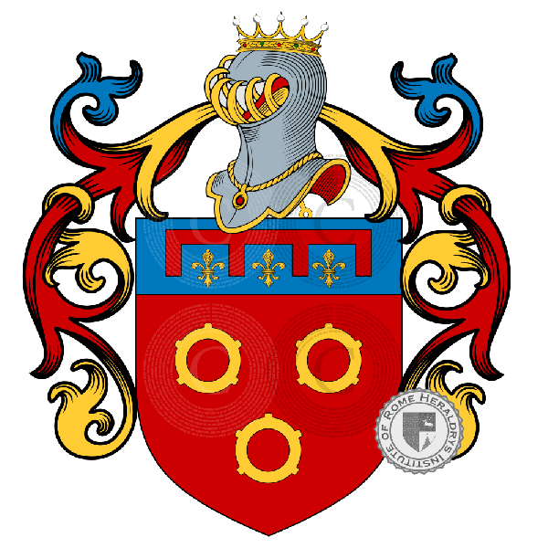 Coat of arms of family Tondi