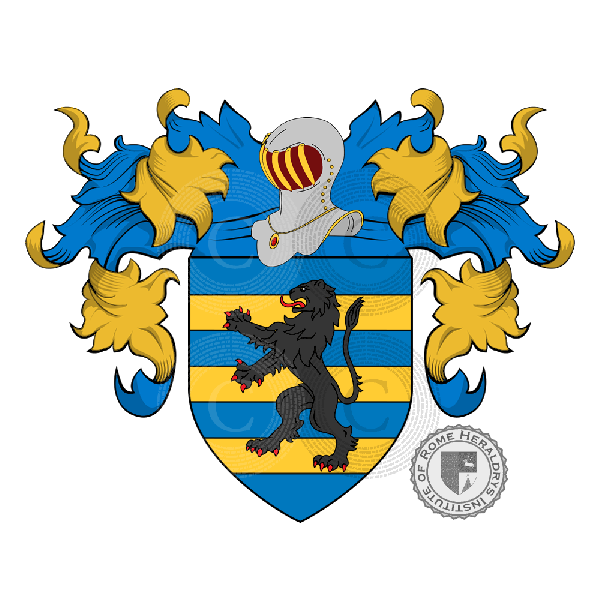 Escudo de la familia Sauzea du Vivarais et Forez