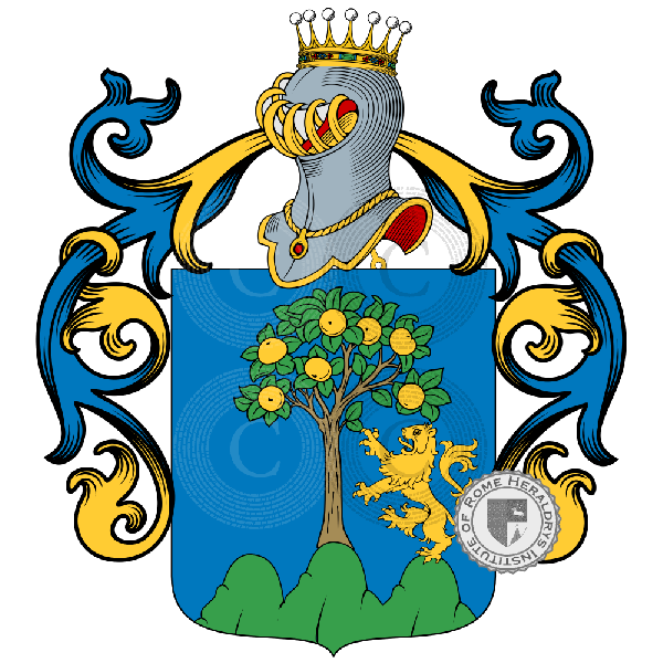 Coat of arms of family Pomarici