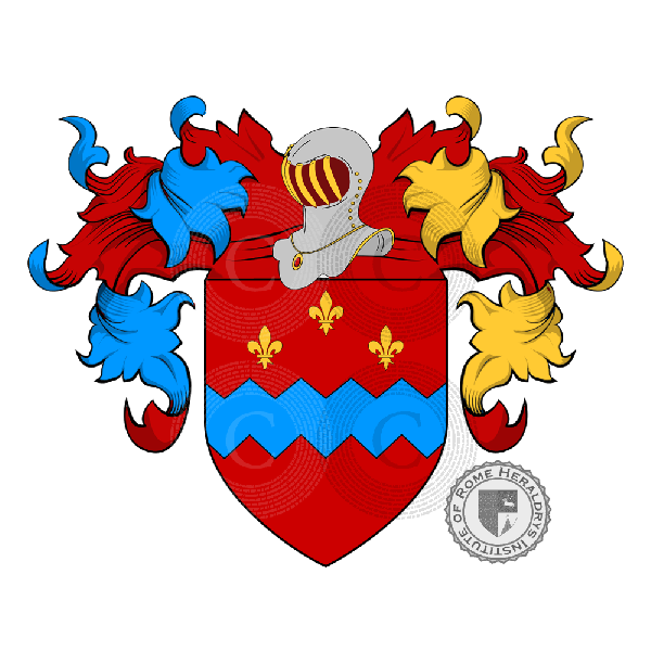 Coat of arms of family Rubiani