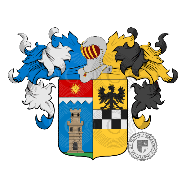 Coat of arms of family Soliani Raschini