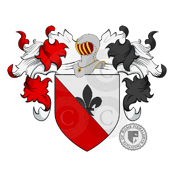 Coat of arms of family Sandrin