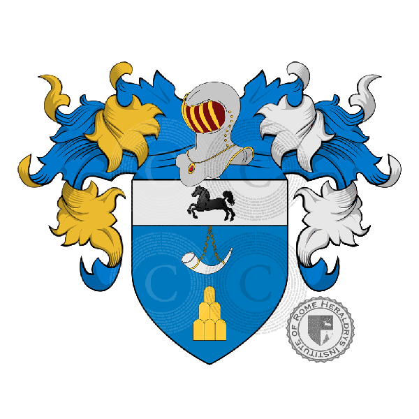 Coat of arms of family Poltri