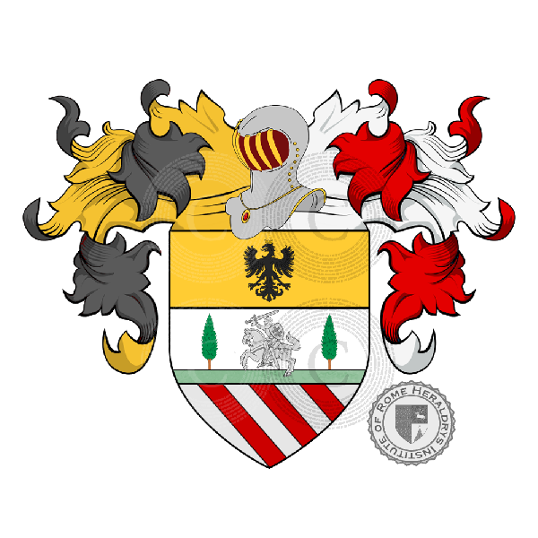 Coat of arms of family Campagnani