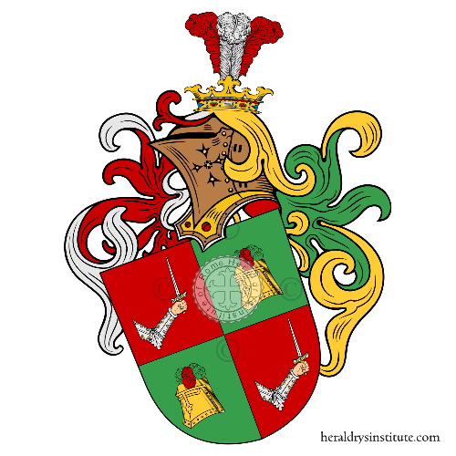 Wappen der Familie Rüppell Del Helmshwerd