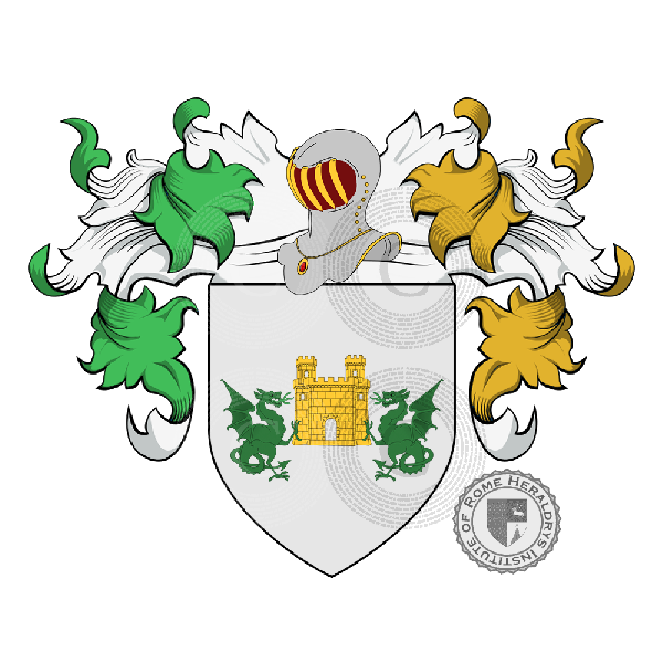Coat of arms of family Zanatti