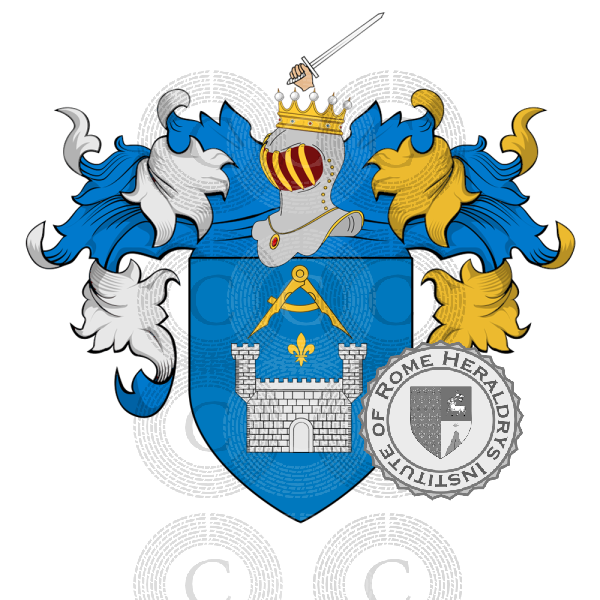 Coat of arms of family Racca