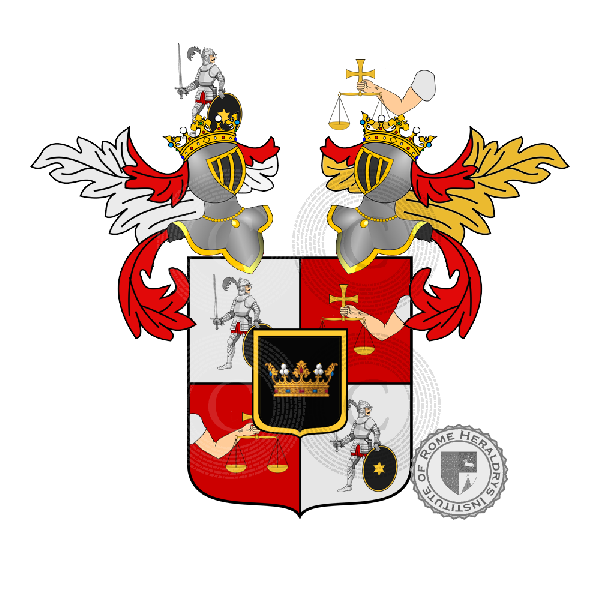 Coat of arms of family Manfroni di Manfort