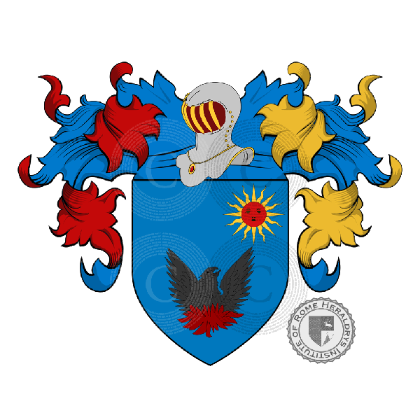 Coat of arms of family Atenasio