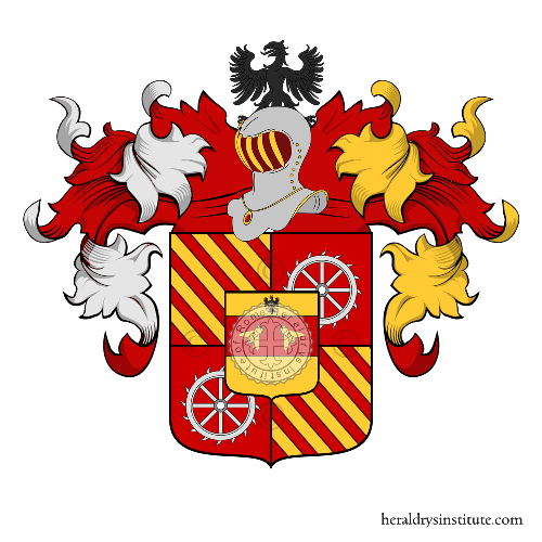 Coat of arms of family Pecchio Ghiringhelli Rota