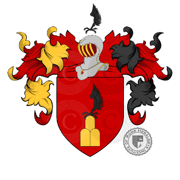Escudo de la familia Barbolio De Gaioncelli