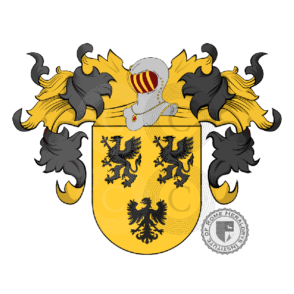 Coat of arms of family Aguero