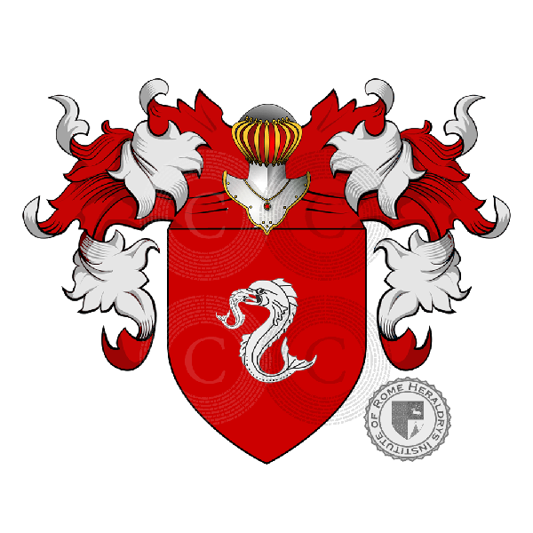 Coat of arms of family Lazzarini