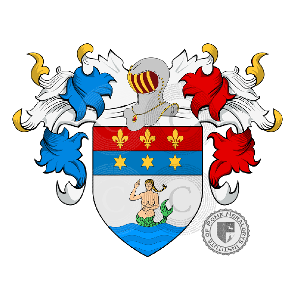 Coat of arms of family Serena