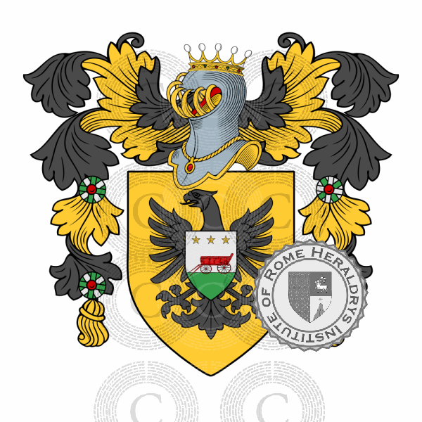 Coat of arms of family Carri