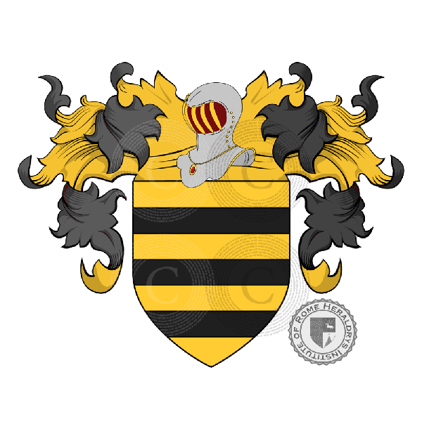 Coat of arms of family Corbelli