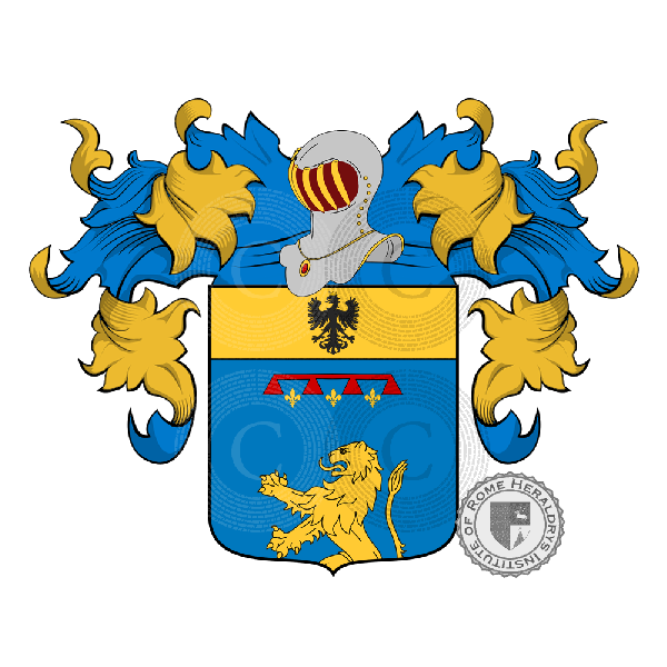 Coat of arms of family Pantaleoni