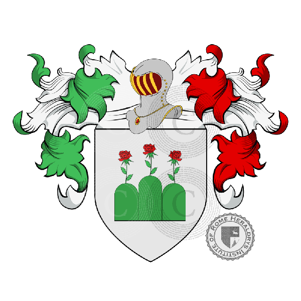 Coat of arms of family Padovani