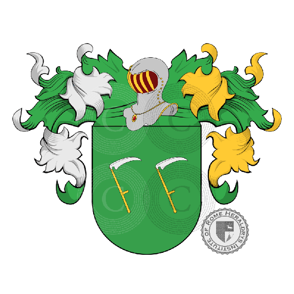 Coat of arms of family Corzàn